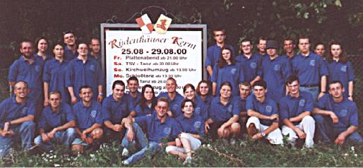 Gruppenbild der Burschenschaft aus dem Jahre 2000