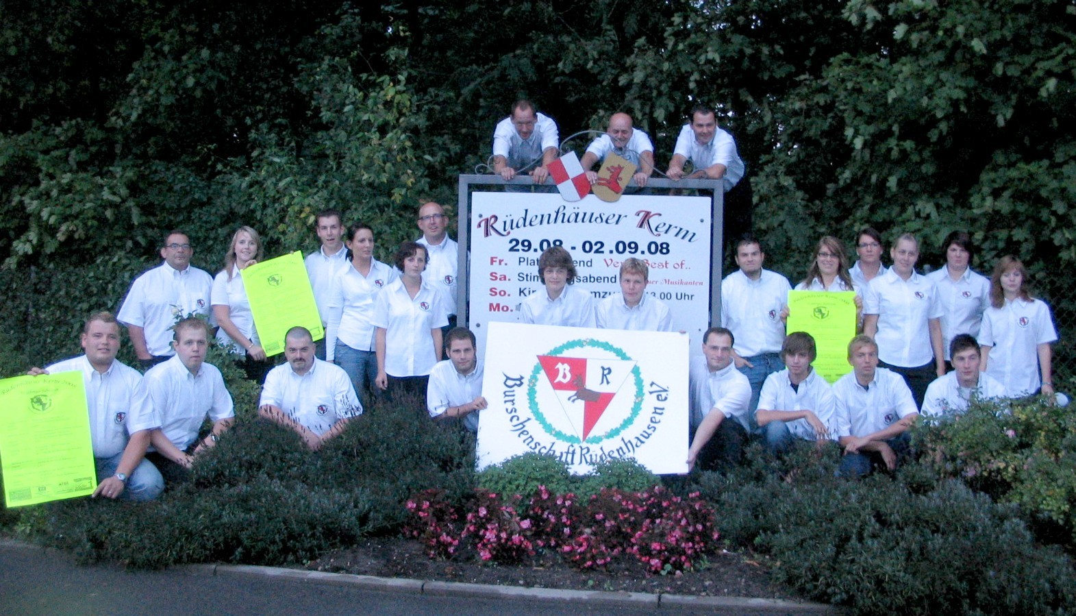 Gruppenbild der Burschenschaft aus dem Jahre 2008